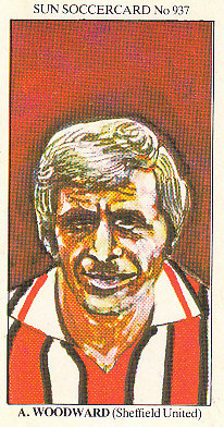 Alan Woodward Sheffield United 1978/79 the SUN Soccercards #937